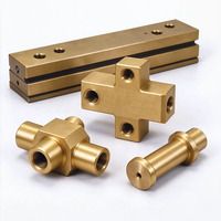 Pièces en laiton usinées CNC de haute précision, corps de vanne hydraulique et raccords en cuivre sur mesure fabriqués selon un dessin