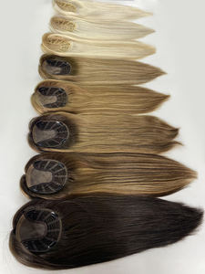 <span class=keywords><strong>Queue</strong></span> de <span class=keywords><strong>cheval</strong></span> synthétique à enrouler, texture crépue droite, extension de cheveux bouclés, accessoires doux en fibre inflammable - Product Image 4