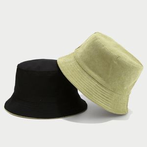 Wholesale Autumn Winter New Arrival Fishing Fisherman <b>Sun</b> <b>Hat</b> Fashion Trendy Women <b>Men</b> Reversible Corduroy Bucket <b>Hat</b> - Product Image 5