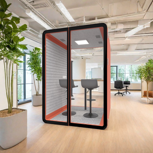 Cabina telefónica portátil moderna y económica para reuniones, tipo cápsula, con sonido, para oficina, para llamadas y reuniones. - Product Image 3