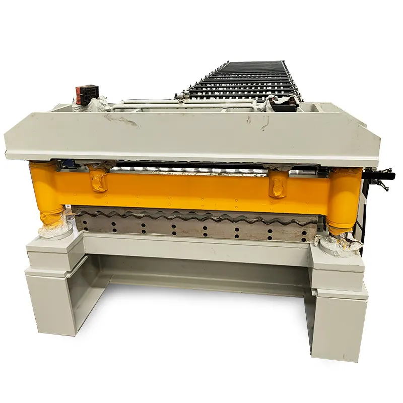 High Quality Glazed Tile IBR Sheet Double Layer Trapezoidal Roof Panel Making Machine Tile Making Machinery for Ceramic