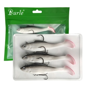 Esca <span class=keywords><strong>Artificiale</strong></span> Morbida Bionica a Coda a T con Piombo per Lanci a Lunga Distanza, Senza Ami, per <span class=keywords><strong>Spigola</strong></span> di Mare e Acqua Dolce - Product Image 6