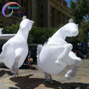 Costume de <span class=keywords><strong>cheval</strong></span> gonflable <span class=keywords><strong>Cheval</strong></span> gonflable coloré illuminé pour sauter l'équitation gonflable - Product Image 1