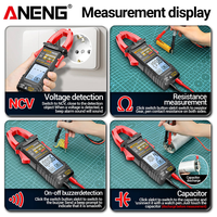 ANENG PN109 4000 Count Digital Clamp Meter Multimeter Presisi Tinggi Otomatis Alat Ukur Listrik