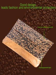 Capa para Laptop à Prova d'Água Feita com Resíduos de Café Reciclados, Ecológica, Compatível com Notebooks de <span class=keywords><strong>10</strong></span> a 14 Polegadas para Uso Diário - Product Image 4