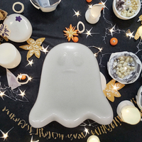 Livraison directe d'usine de petites assiettes en marbre, design Art déco, pour la maison, bonbons et ambiance d'Halloween, petites assiettes irrégulières