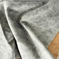 Tissu textile imprimé en velours hollandais 100% polyester pour tissu de canapé avec support non tissé