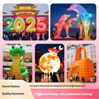 Figure gonflable de dessin animé sur mesure, taille réglable, imperméable, durable, dimensions de 8 à 10 pieds, couleur personnalisée, gonflables publicitaires