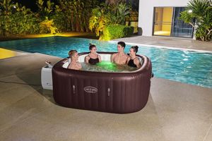 <span class=keywords><strong>Bestway</strong></span> 6001U Lay-Z-<span class=keywords><strong>Spa</strong></span> Maldives, bain à remous gonflable intelligent à jets hydroélectriques, écoénergétique, <span class=keywords><strong>pour</strong></span> 5 à 7 personnes, avec commande par application - Product Image 6