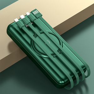 Бесплатный образец shenzhen, горячая распродажа, Портативный Ультратонкий Магнитный внешний аккумулятор 10000 мАч 20000 мАч, зарядное устройство, внешний аккумулятор