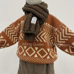 Suéter Infantil <span class=keywords><strong>de</strong></span> Manga Larga <span class=keywords><strong>para</strong></span> Invierno, Jersey <span class=keywords><strong>de</strong></span> Punto Jacquard <span class=keywords><strong>para</strong></span> Bebé, Jersey <span class=keywords><strong>de</strong></span> Algodón <span class=keywords><strong>para</strong></span> Bebé - Product Image 6