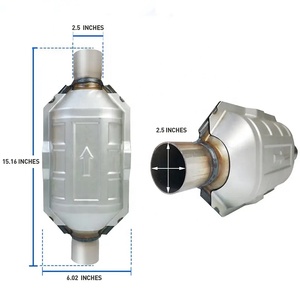 MX ไอเสียคุณภาพดีเยี่ยม Universal เซรามิคท่อไอเสียไอเสีย Catalyst 2/3/4/5 ยูโรตัวแปลงแบบกระตุ้นปฏิกิริยาพื้นผิว - Product Image 3
