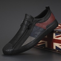 Chaussures décontractées pour hommes, tendance, avec empeigne en PU respirant et patchwork coloré – Nouveauté