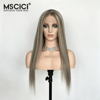 Perruque Lace Front en Cheveux Vierges Européens de Luxe, Sans Colle, Prête à Porter, Dentelle HD Transparente, Pré-Pluckée, Ligne de Cheveux Naturelle