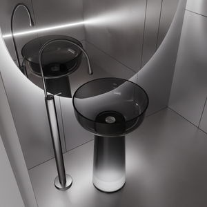 Lavabo de Pedestal Portátil de Lujo y Alto Estándar para Hotel, Lavabo de Baño con Color Personalizado - Product Image 3