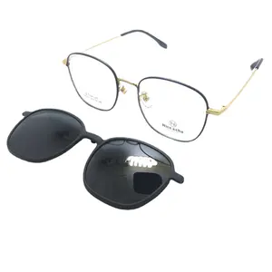 Металлические Скрещенные солнцезащитные очки в серебристой оправе для мужчин и женщин T5010