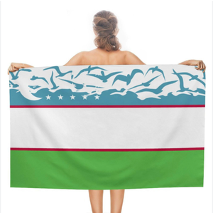 2025 Offre Spéciale été produits Zambie drapeau Football sport Fitness Gym serviette piscine serviette de plage - Product Image 4