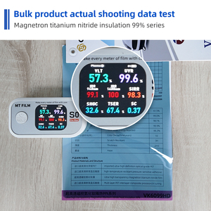 <span class=keywords><strong>Film</strong></span> solaire automobile ultra-transparent 2mil en nitrure de titane PET 60% VLT anti-jaunissement, 99% IR, 99% UV, par pulvérisation magnétron - Product Image 3
