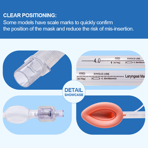 Einweg-Silikon-<span class=keywords><strong>Proseal</strong></span>-Larynxmaske, medizinische Qualität, CE-zertifiziert, Klasse II, EOS Medizinische Verbrauchsmaterialien, Marke Canack 3 - Product Image 5