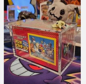 现代亚克力口袋妖怪皮卡丘雨披促销金泽盒展示盒环保带磁性盖5毫米 - Product Image 4