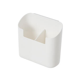 Caja de Almacenamiento Rectangular para Montar en la Pared, Color Sólido, con Divisores Ajustables, Organizador para Cocina, Baño y Cosméticos - Product Image 3