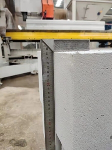 เครื่องแพ็กบล็อกเครื่องปรับอากาศสำหรับอิฐคอนกรีตมวลเบาอัตโนมัติสายการผลิต PLC ควบคุมการตรวจสอบระยะไกล - Product Image 6