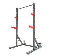 Soporte de Sentadillas Metálico Unisex, Estructura de Acero para Entrenamiento de Fuerza en Casa, Barra de Dominadas, Entrenador de Seguridad para Sentadillas