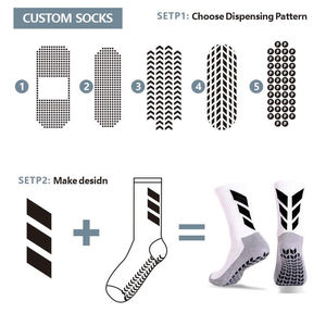 Calcetines deportivos de diseño personalizado OEM, calcetines de tubo acolchados de poliéster de alta calidad para hombres y mujeres con logotipo único - Product Image 4