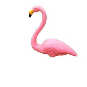 Pink Flamingo garden Ornament with Wire legs for Garden Decoration