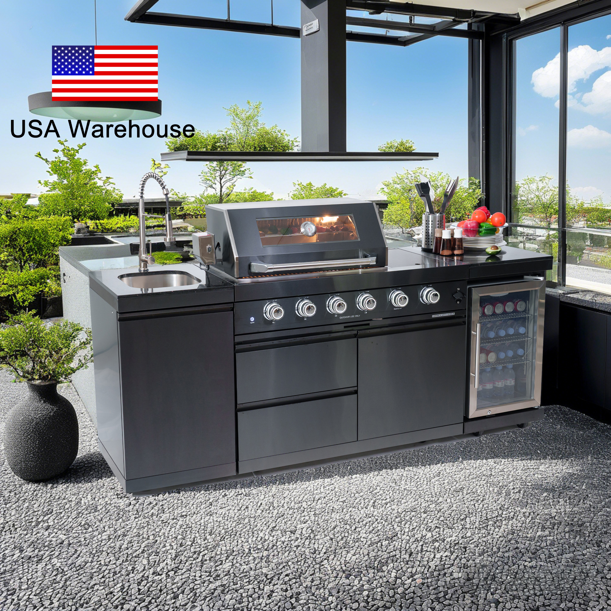 Designs Outdoor Corner Kitchen Nexlam Danver Outdoor Kitchen Wood