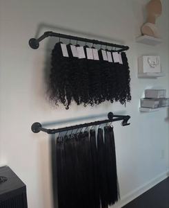 Extensiones de cabello humano rizado indio sin procesar, cabello natural trenzado, virgen, sin procesar, a granel - Product Image 4
