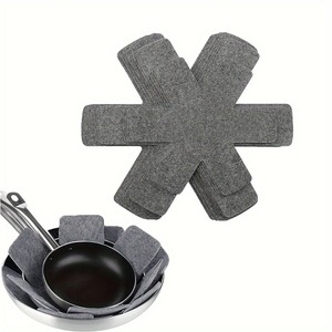Protectores de Fieltro para Ollas y Sartenes, Separadores Resistentes al Calor, Evitan Arañazos, Separan las Superficies de Utensilios de Cocina - Product Image 1