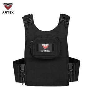 Gilet tactique porte-plaques Molle à dégagement rapide, gilet de sécurité extérieur réglable pour adultes, gilet de combat, Chaleco Táctico - Product Image 1