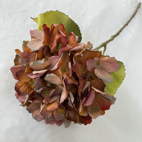 Hydrangeas peintes à la main, fleurs artificielles pour mariage, Saint-Valentin, cérémonie de remise des diplômes, Pâques, Noël, Nouvel An