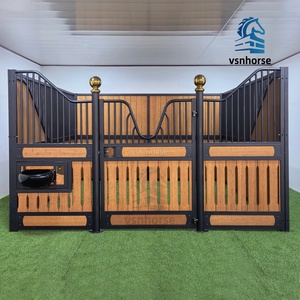 2026 Più Venduto Sistema di Alloggiamento per Cavalli Europeo con Box Frontale a Porta Girevole e Pannelli Metallici Durevoli per Fattorie e Maneggi - Product Image 6