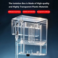 Jeneca 2026 Nouvelle Boîte d'Isolation Électrique Externe pour Aquarium, Séparateur de Poissons en Plastique, Économe en Énergie et Silencieux pour Salon et Patio