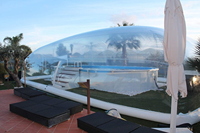 Enceintes de piscine gonflables extérieures BN piscine tente transparente dôme gonflable couverture de piscine