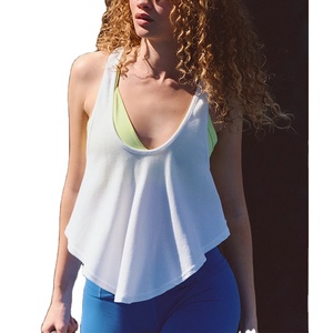 Débardeur de yoga d'été pour femme, sans manches, léger et respirant, idéal pour la course et l'entraînement - Product Image 1