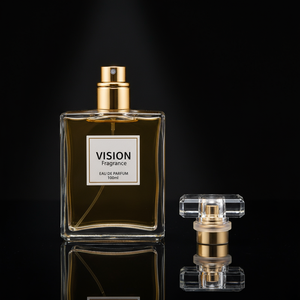 Flacon de parfum carré en verre personnalisé à faible MOQ, 30/50/100 ml, avec bouchon en liège, vaporisateur, emballage cadeau Le Decant <span class=keywords><strong>Labo</strong></span> - Product Image 5