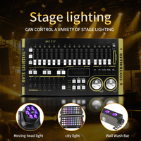 Console d'éclairage professionnelle AICPOSE DMX 512 pour scène, DJ, discothèque, événement, MAX 512Light