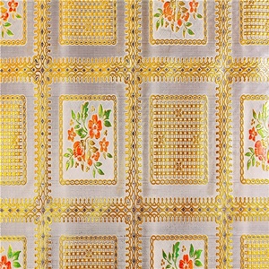 Plastic <strong>Pvc</strong> Long <strong>Table</strong> Cloth Roll Lace Dining <strong>Table</strong> Cover Printed Gold Tablecloth <strong>Protector</strong> 1.37x20m - Product Image 5