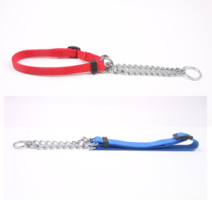 Precio bajo ajustable media cadena <span class=keywords><strong>Martingale</strong></span> collares Nylon <span class=keywords><strong>Martingale</strong></span> cadena enlace perro collares - Product Image 5