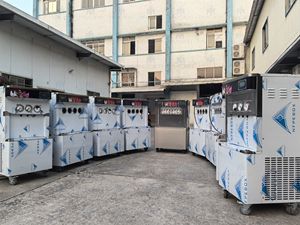 เครื่องทำไอศกรีมแบบแช่แข็ง Mvckyi ระบายความร้อนด้วยอากาศ 5 รสชาติ พร้อมฟังก์ชั่นสแตนด์บาย สำหรับทำไอศกรีมซันเดย์และซอฟต์เสิร์ฟ - Product Image 6