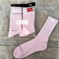 Chaussettes unisexes tendance, style hip-hop, décontractées, sportives, à semelle épaisse, en coton, avec logo personnalisé, très vendues
