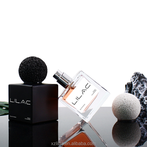 Botella de Perfume Cuadrada de Vidrio de 50 ml Personalizada al por Mayor, con Tapa de Piedra Volcánica de Alta Calidad para Hombre y Mujer - Product Image 5