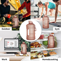 Chine Usine En Gros 2.2L Bouteille D'eau De Sport Sans BPA Réutilisable 64OZ Gym Cruche Eau bouillante Applicable