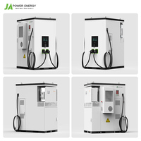 Système de recharge rapide pour véhicules électriques alimenté par batterie JApower 100kW 215kWh ESS 120kW 180kW Tout-en-un compatible avec l'onduleur hybride Solis