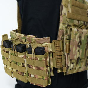 Poche Porte-chargeurs Triple Tactique Molle - Nylon - Neuf