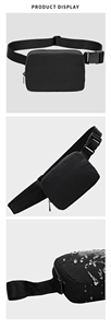 Riñonera Deportiva Negra Wunderlust de 1.8L con Logotipo Personalizado, Bolsa de Cintura, Bandolera, Bolsa para Cinturón - Product Image 6
