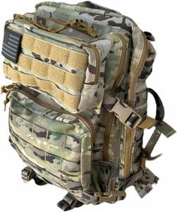 Sac à dos tactique en denim 40L, fermeture éclair Molle 900D/1000D, polyester, équipement de survie, randonnée, camping, voyage, 3 jours - Product Image 3